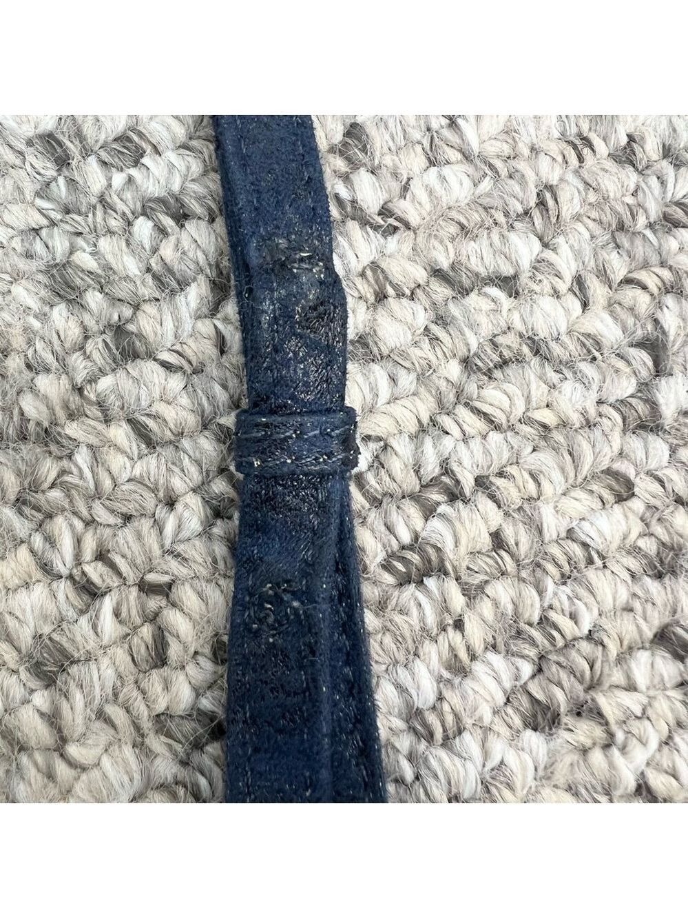 Matt & Nat Montreal vegan coated suede blue crossbody shoulder bag - Picture 11 of 12